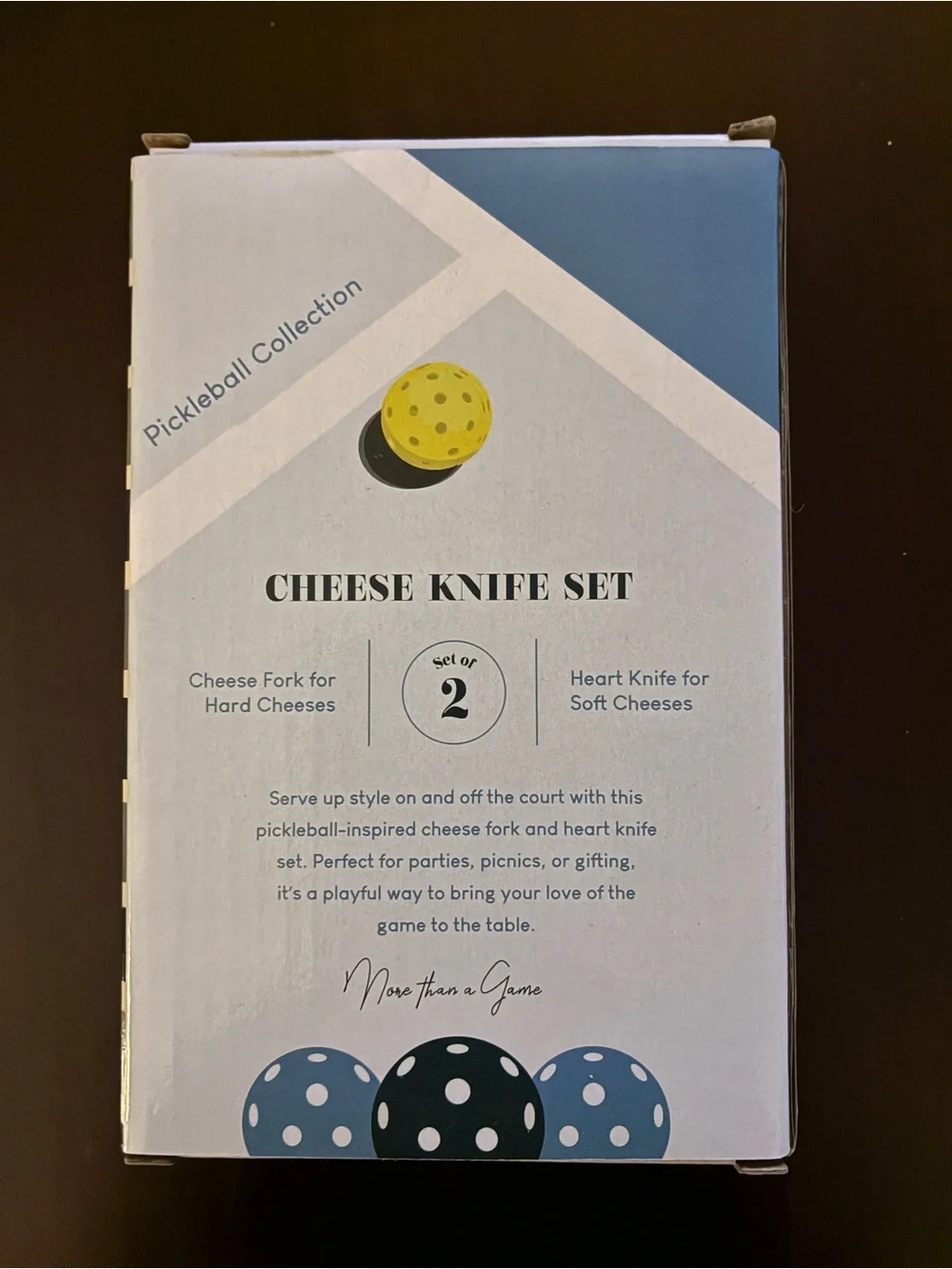 NIB! Polka Dot Cheese Knife Set - Yellow & Blue